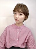 コンパクトショート/小顔ショート/イヤリングカラー/高円寺