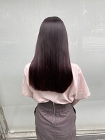 キュア 表参道(CURE)&nbsp;黒髪/グレージュカラー/ココアベージュ/ヘルシーロング[表参道]