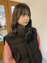 コミレ(COMILE)&nbsp;ワイドバングxダークグレージュ