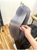 20代30代40代艶感ストレートアッシュグレージュ透明感ロング