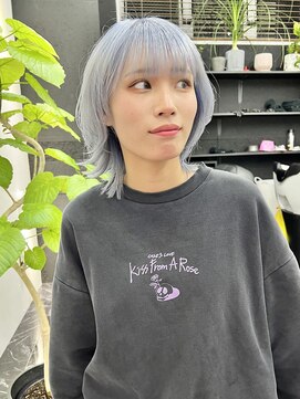 チュダック(ChuDuck) 【◎甘くてカワイイ◎】韓国風《ペールブルー》ケアブリーチ