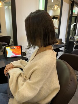 サロンドミルク 溝の口店(salon de MiLK) 20代30代40代/ボブ/外ハネボブ/イルミナカラー［溝の口］