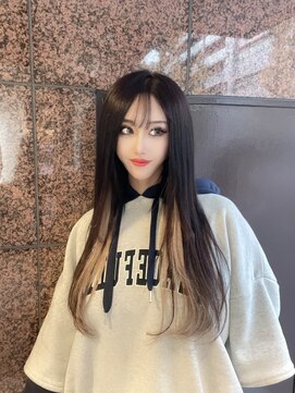 フツーロ 栄(FUTURO) メッシュ/インナーカラー/ハイライト/エクステ/プルエクステ