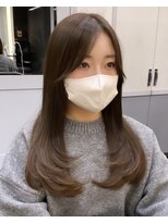 ロンドアヴァントゥス 池袋(Lond aventus)&nbsp;韓国レイヤー/韓国風/ボブ/髪質改善/黒髪/ブリーチなし〔池袋〕
