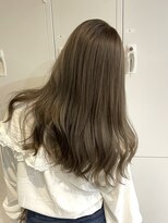 リト(riTo)&nbsp;20代暗めカラーデザインカラーロングオリーブグレージュベージュ