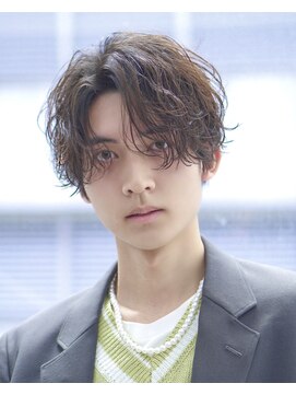 オーシャントーキョー シブヤジンナン(OCEAN TOKYO shibuya JINNAN) 波巻きパーマメンズツイストスパイラルパーマツーブロック