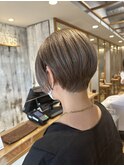 ミルクティーベージュダブルカラーインナーカラーケアブリーチ