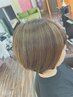 【ハイライト後メンテナンス】白髪ぼかし用フルカラー＋カット【白髪染めOK】