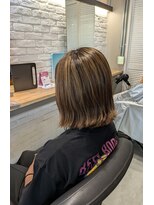 エイト 沖縄豊崎店(EIGHT toyosaki) 【EIGHT 豊崎】お客様スタイル…ボブ×3Dハイライト…