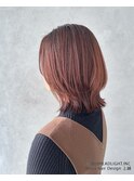 レイヤーカット×ラベンダーカラー