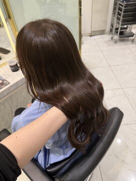 六本木美容室 白金店 20代30代40代 大人うる艶ブラウンカラー