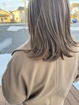 カンゴールサロン 郡山ノース(KANGOL)&nbsp;#極細ハイライト#レイヤーロブ