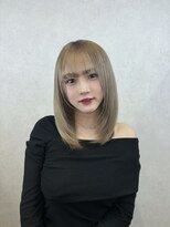 ハイパー(HYPER)&nbsp;レイヤーカット×ミルクティーベージュ