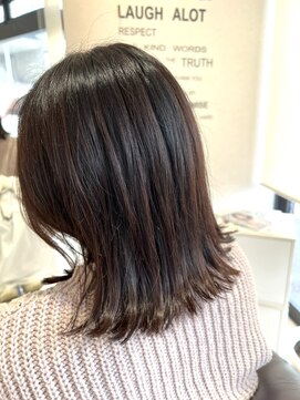 エル バイ ファースト(L by first) 【L by first】切りっぱなし×アイロンなしハネスタイル