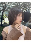 切りっぱなしボブ 20代30代40代ヘア 小顔 神戸ボブ 三ノ宮