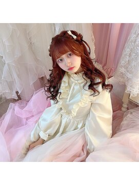 ティンカーリップ(Tinker Lip) ふわふわリボンハーフツイン♪ aika