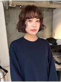 ＜sayaca＞ボブパーマ　ウェーブパーマ  顔まわりレイヤー