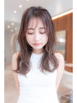ケアリー 練馬(Carelly) デザインカラー/レイヤーカット/ウェットヘア/オリーブベージュ