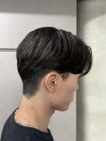 ニコ トウキョウ ロジック(nico TOKYO Logic)&nbsp;メンズセンターパートニュアンスパーマアップバング