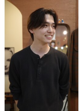 チャプター 問屋町(chapter) 曲がる縮毛矯正ニュアンスパーマセンターパート眉毛カット