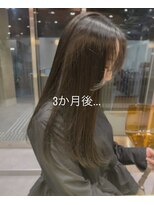 リオーエン 渋谷 原宿 明治神宮前(RiOen.) 【渋谷】ブリーチなし透明感カラー オリーブグレージュ