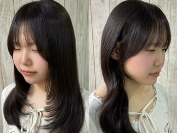 ヘアメイクシエル(Hair Make Ciel)の写真/顔周りカットで“垢抜け”効果♪トレンドのレイヤーカットも可能◎女性スタイリストがマンツーマンで対応*