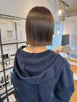 クララジャパン ナベシマ(CLALA JAPAN Nabeshima)&nbsp;縮毛矯正　質感ストレート　髪質改善カラー　顔まわり　ブリーチ