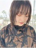 ショートボブ表参道切りっぱなしボブ髪質改善ボブレイヤー