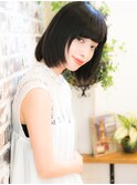 【Grous hair】こなれた雰囲気を醸し出すヌーディボブ