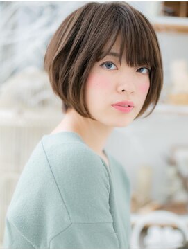 モッズヘア 越谷(mod's hair) *mod's越谷*斜めバング&前下がりボブでナチュラルに◎b!