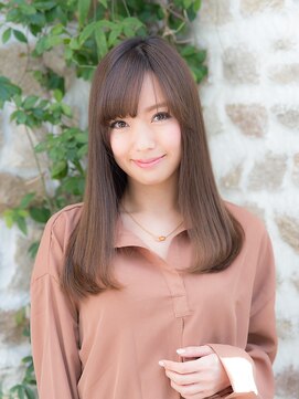 オーブ ヘアー ビーヴ 調布店(AUBE HAIR beve) 【自然な仕上がり】つやつやストレート
