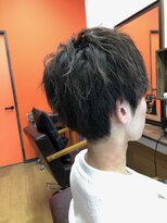 ヘア プロデュース アイモ(Hair Produce Aimo)&nbsp;ソフトツーブロック風のフェザーマッシュ☆
