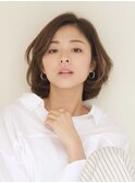 上品な束感の愛されボブ 30代40代50代
