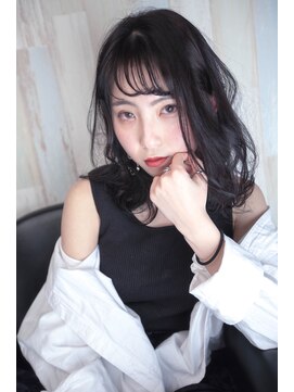 アクティフ(actif) シースルーバング フレンチボブ