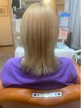 ヘア ラウンジ ニコ(hair lounge nico)の写真/ストレートにしたい方、広がりを抑えたい方、ハイトーンカラーに挑戦してみたい方におすすめ♪