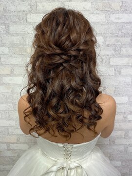 ヘアセット専門店 ナゴミ 渋谷店(nagomi) ゆるふわハーフアップ