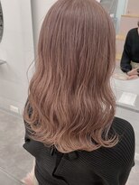 フウ(fuh)&nbsp;ピンクベージュカラー/ピンク/スモーキーピンク/ハイトーン/艶髪