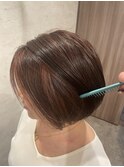 ハイライトメッシュ・イヤリングカラー