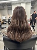ハイライトバレイヤージュダブルカラーケアプリーチ30代40代