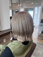 アレンヘアー 京橋店(ALLEN hair)&nbsp;ミルクティー×肩上ボブ