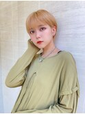 丸顔さんにおすすめ小顔似合わせデザインカラー