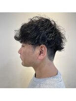 イーチ ディー ヘアーアンドトータルビューティー(each dee hair&total beauty) 波巻きパーマ×マッシュ