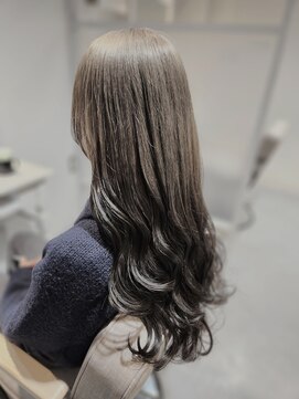 ナチュラル 池袋店(Natural) 逆グラデーション　シルバーグレージュ