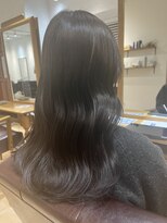 アマレット(Amaretto) 【オリーブグレージュ×ゆる巻きロング】