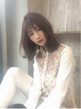 伸ばしかけでもまとまるミディアムスタイル[金町/金町駅/髪質改善]