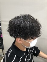 オーシャントーキョー(OCEAN TOKYO) メンズパーマツイスパ波巻きスパイラルマッシュセンターパート