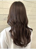 ブラウンカラー/ブリーチなし/アッシュブラウン