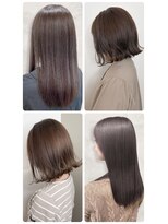 美容室フルール&nbsp;20代30代グレージュ髪質改善カラー韓国ヘア透明感