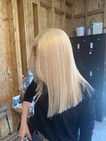 アフターニュース 新潟(afternews)&nbsp;抜きっぱなしブロンド/ダブルカラー/ケアブリーチ/髪質改善/駅南