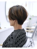 トランク 金剛店(tranq) ミセスショートハイライトカラー